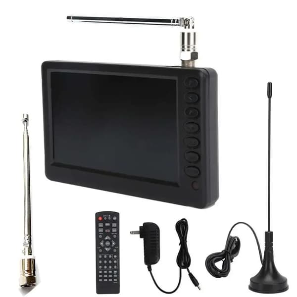 Bærbar Mini TV, 5 Tommer Skærm, 800 x 480 Opløsning