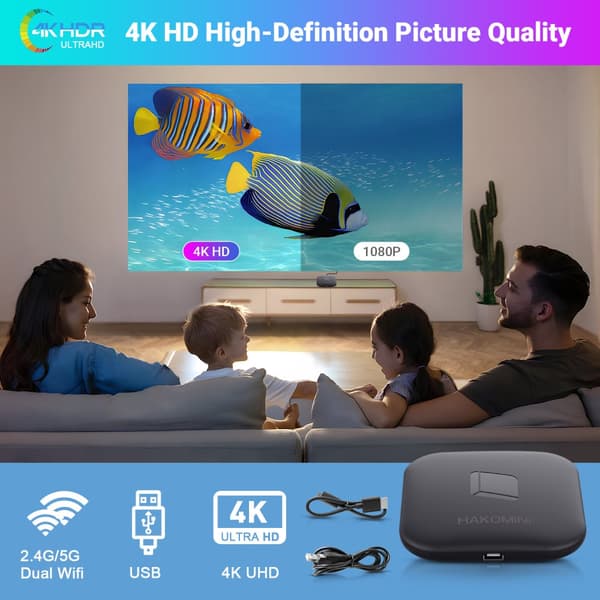 Smart TV-boks, 4K opløsning, Dolby Atmos lyd