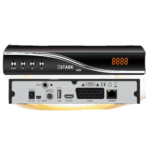Satellite Modtager, DVB-S/S2/S2X, USB Wifi Inkluderet, FTA Kompatibilitet,EU stik