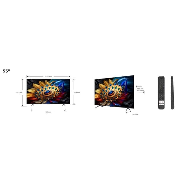 Smart TV TCL 55C61B 55" 4K Ultra HD LED HDR D-LED