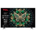 Miniatyrbild 1 av 4: TV QD Mini LED Tcl 55C69K 140 cm 4K UHD 2025 Borstat aluminium