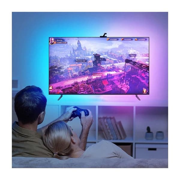 Kit LED TV Ambilight med kamera och röststyrning för skärm 55"-65" svart