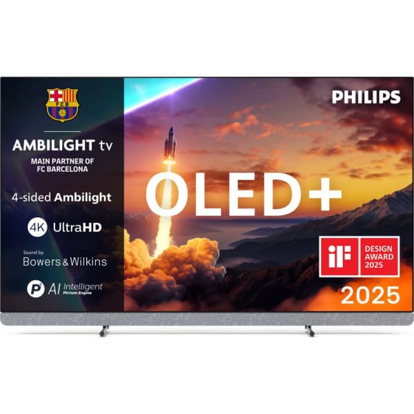 Philips 77" OLED910 – 4K OLED+ Ambilight Google TV Metallisk