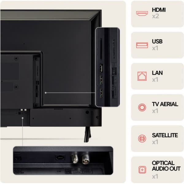 LG 32" LR6000 – Full HD Smart LED-TV