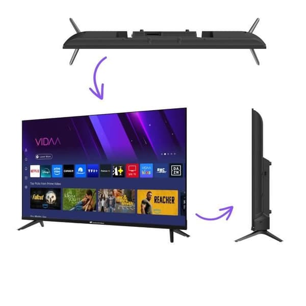 LED-TV - CONTINENTAL EDISON - CELED40SVFHD25B6 - FHD 40" (101 cm) - SMART VIDAA - 3xHDMI, 2xUSB - Svart