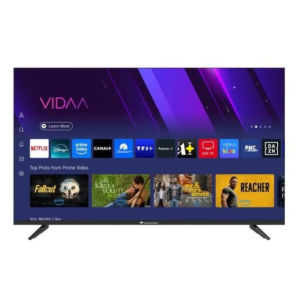 QLED-TV - CONTINENTAL EDISON - CELED43SVQLD25B6 - 43'' (109 cm) - UHD 4K 3840x2160 - SMART VIDAA - 3xHDMI - 2xUSB