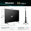 Miniatyrbillede 4 af 11: Smart TV Hisense 65A6Q 65" 4K Ultra HD LED HDR D-LED