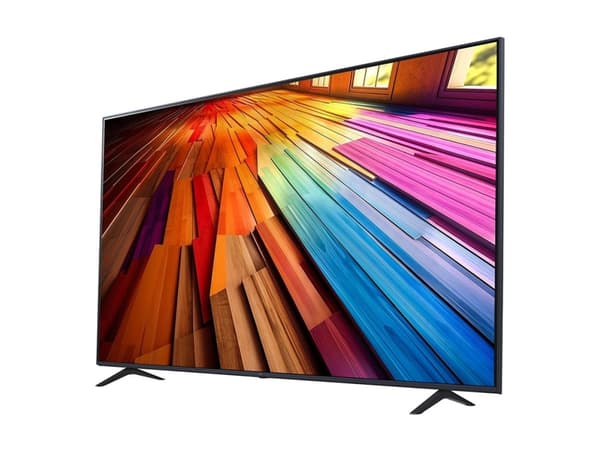 LG 75UT80006LA - 75" Diagonalklasse UT80 Series LED-bakgrunnsbelyst LCD TV - Smart TV - webOS - 4K UHD (2160p) 3840 x 2160 - HDR - Direct LED Sort