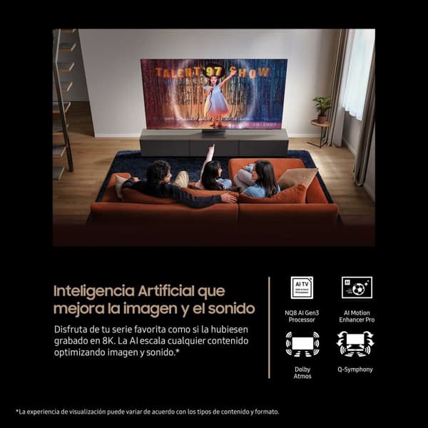 Smart TV Samsung TQ75QN900FTXXC 75" (75") 8K Ultra HD (8K Ultra HD) HDR Neo QLED (HDR) (Neo QLED)
