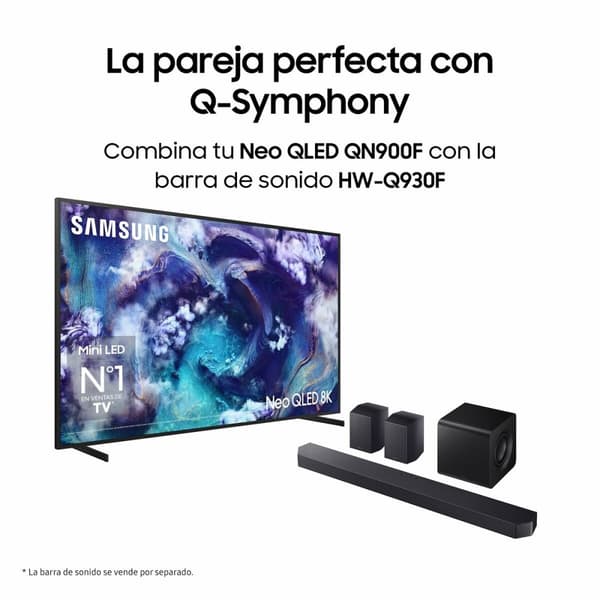 Smart TV Samsung TQ75QN900FTXXC 75" (75") 8K Ultra HD (8K Ultra HD) HDR Neo QLED (HDR) (Neo QLED)