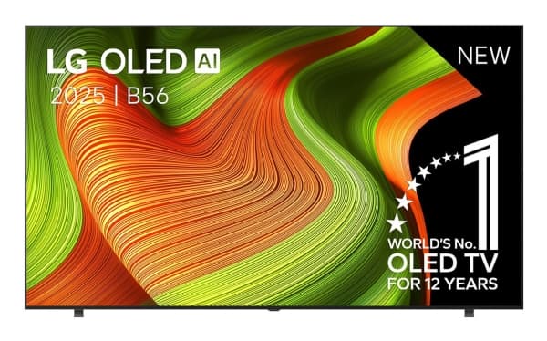 LG OLED AI 83" OLED B5 4K TV OLED83B56 (2025), 2,11 m (83"), 3840 x 2160 pixel, OLED, Smart TV, Wi-Fi, Sort