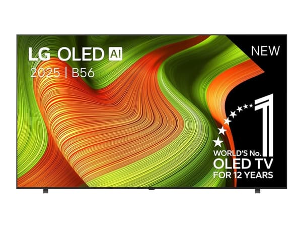 LG OLED AI 83" OLED B5 4K TV OLED83B56 (2025), 2,11 m (83"), 3840 x 2160 pixel, OLED, Smart TV, Wi-Fi, Sort