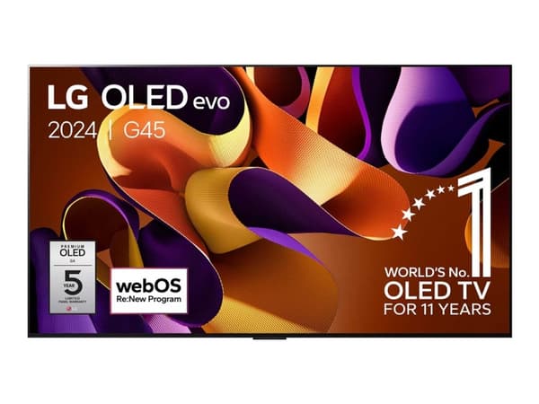 LG OLED55G45LW 55" 4K OLED SMART TV (144HZ) Sølv