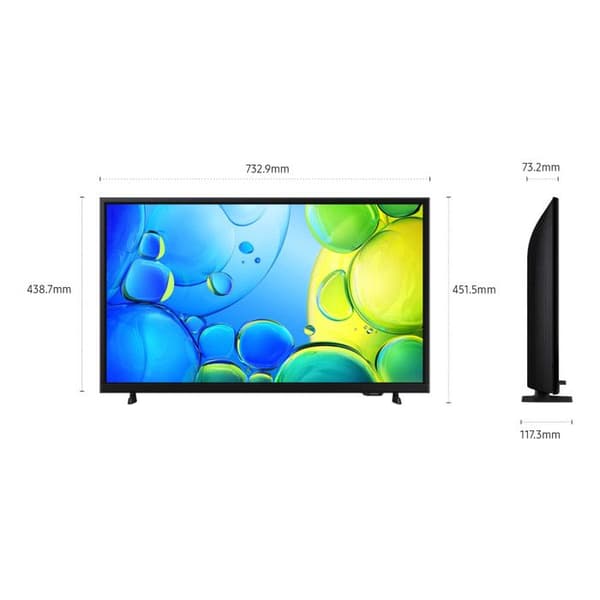 Samsung Smart TV 32" Full HD F6000F LED HDR10+ Tizen Wi-Fi Bluetooth Svart