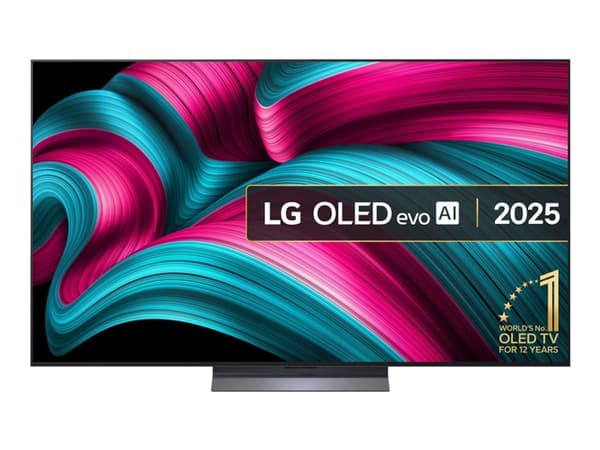 LG OLED evo AI OLED65C54LA, 165,1 cm (65"), 3840 x 2160 piksler, OLED evo, Smart TV, Wi-Fi, Sort Sort