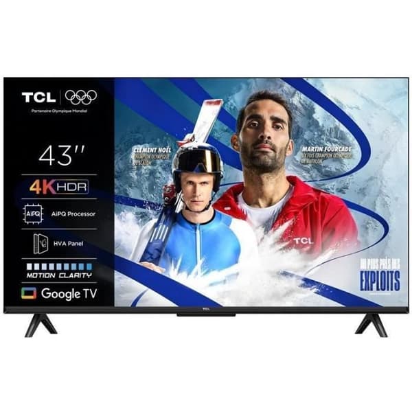 Tcl 43P6k - Led-Tv 43" (109 Cm) - 4K Uhd 3840X2160 - Hdr10+ - Google Tv - 3Xhdmi 2.1 - Wifi