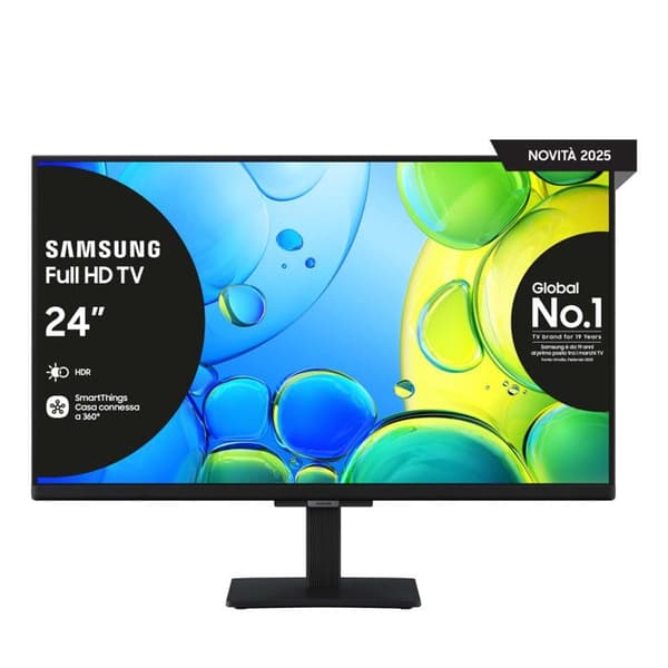 Samsung Smart TV 24" UE24F6000FUXZT Full HD HDR PurColor LED Svart