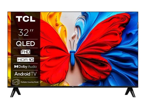 TCL 32V5C - 32" diagonaaliluokka (31,5" katseluun) - V5C-sarjan LED-taustavalaistu LCD-televisio - QLED - Smart TV - Android TV - 1080p 1920 x 1080 - TCL 32V5C - 32" diagonaaliluokka (31,5" katseluun) - V5C-sarjan LED-taustavalaistu LCD-televisio - QLED - Smart TV - Android TV - 1080p 1920 x 1080 -