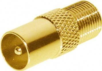 shiverpeaks ®-BASIC-S--IEC stik til F-stik, forgyldt (BS85322-G)