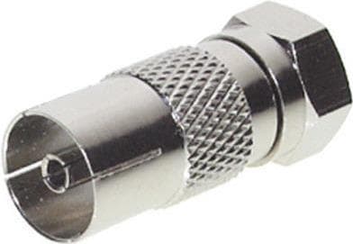 shiverpeaks BASIC-S F-liitäntä, F-liitin - 9,5 mm koaksiaaliliitäntä, ZZF, polypussissa eurorei'illä (BS85321)