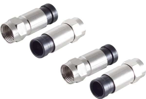 kuldegysninger BS15-300114. Tilslutningstype: F-Type, Stik 1: F, Stik 2: F. Antal pr. pakke: 2 stk. (BS15-300114)