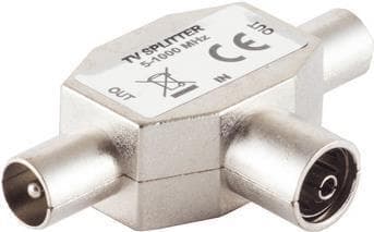 ShiverPeaks S/CONN maksimale tilslutningsmuligheder T-splitter, 2x stik og 1x kobling (83110)