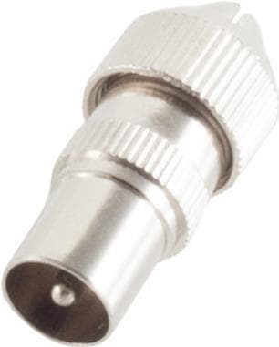shiverpeaks BASIC-S antenner 9,5 mm koaksialstik CE, metal, i en polypose med Euro-huller (BS82002)