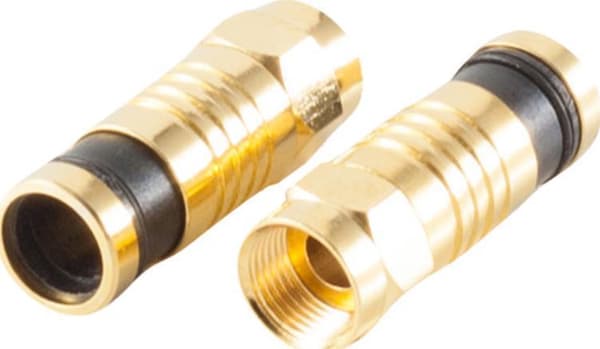 shiverpeaks ®-BASIC-S--F kompressionsstik til kabel forgyldt 7,2 mm (BS85030-AG)