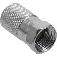InLine - F-stik - til koaksialkabel med ydre kappe 7,5 mm (69912A)