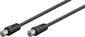 Miniatyrbillede 1 af 2: Goobay 50912 koaksialkabel 15 m IEC Sort