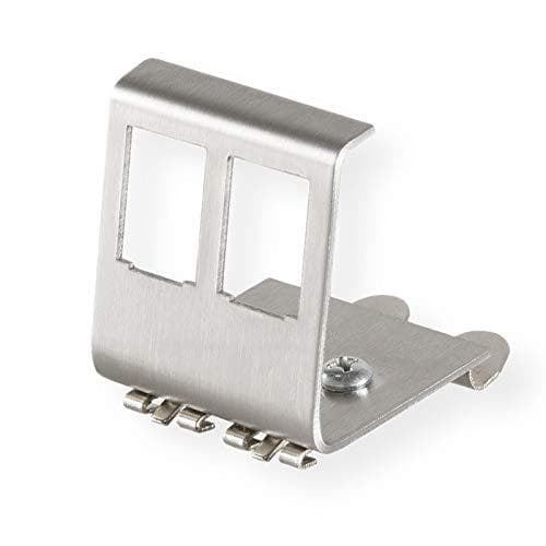 VALUE DIN-skenaadapter, tom, för 2 keystones