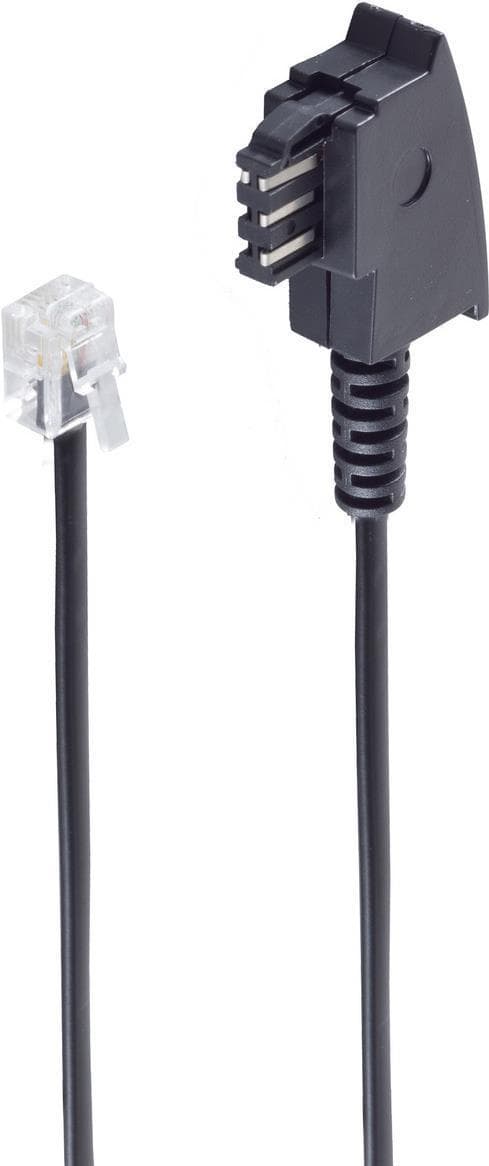 shiverpeaks ®-BASIC-S--TAE F plugg till western plug 6/4, importtelefon, 20m (BS70105-20)