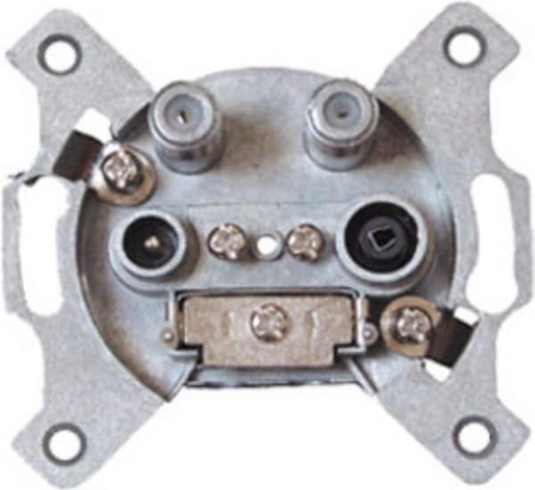 S/CONN antennestik med maksimal tilslutning, BK+2 SAT, stub. digi, special, bag, 1 dB, 4-vejs (83906-1L)