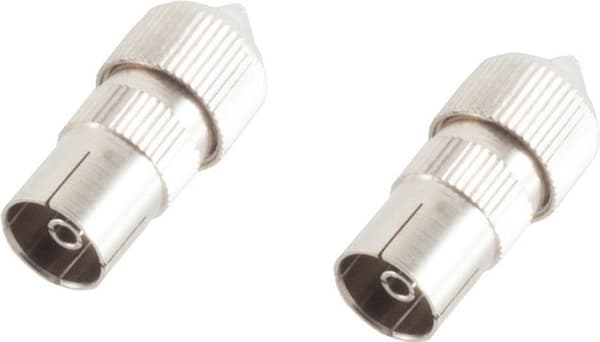 shiverpeaks ®-BASIC-S--2 x koaksial kobling, metal (BS82012-2SET)