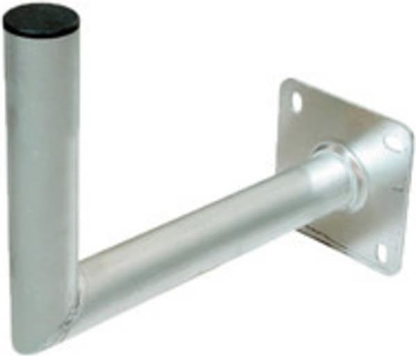 S/CONN maksimal tilslutning SAT-antenne vægmontering, ALU, 350 mm x 250 mm, rør 50 x 2,5 mm --- med TÜV (89821-T)