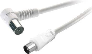 SpeaKa Professional antennetilslutningskabel [1x antennestik 75 Ω - 1x antennestik 75 Ω] 15,00 m 75 dB 90° til r