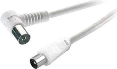 SpeaKa Professional antennetilslutningskabel [1x antennestik 75 Ω - 1x antennestik 75 Ω] 10,00 m 75 dB 90° til r