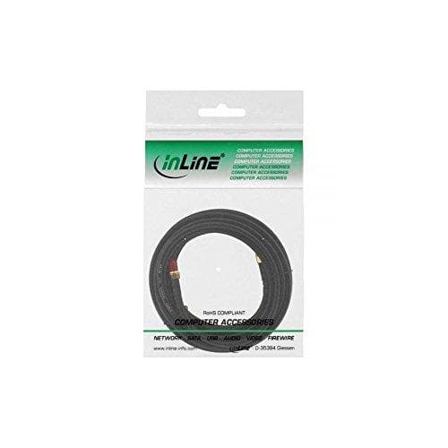 InLine 40864 WLAN-kaapeli, R-SMA uros R-SMA naaras, 4 m