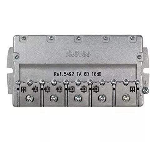 Fjernsyn Easy F tap 6°F. EFA 616 16dB MHz, splitter og distribution 8424450119020