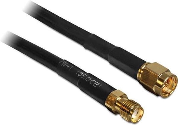 Delock - SMA Stecker - SMA Buchse CFD200 5 m lavt tab