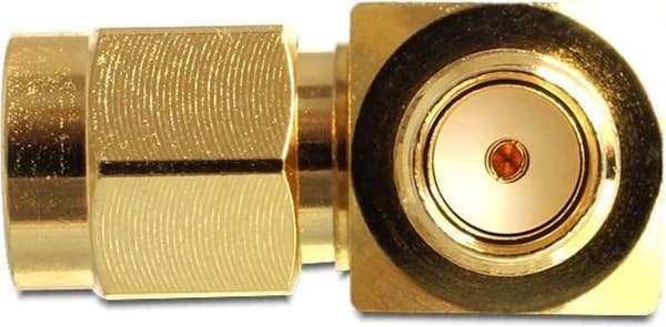 Delock WiFi-antenne Y-adapter [2x SMA-stik - 1x SMA-stik] Guld
