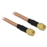 DELOCK HF SMA stik > SMA stik 400 mm RG-142 Lavt tab