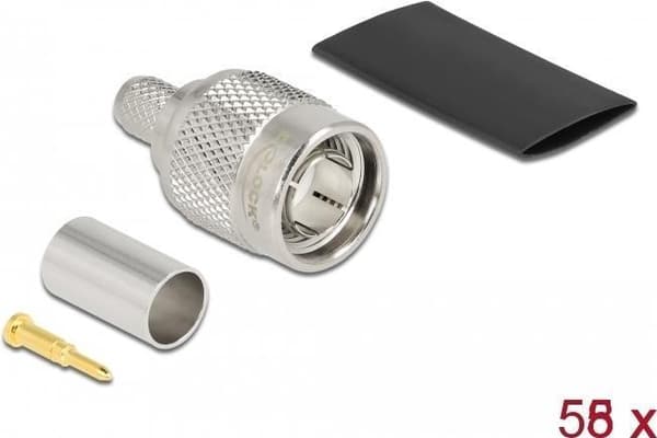 Delock - RF-kontakt - TNC hane - koaxial (90030)