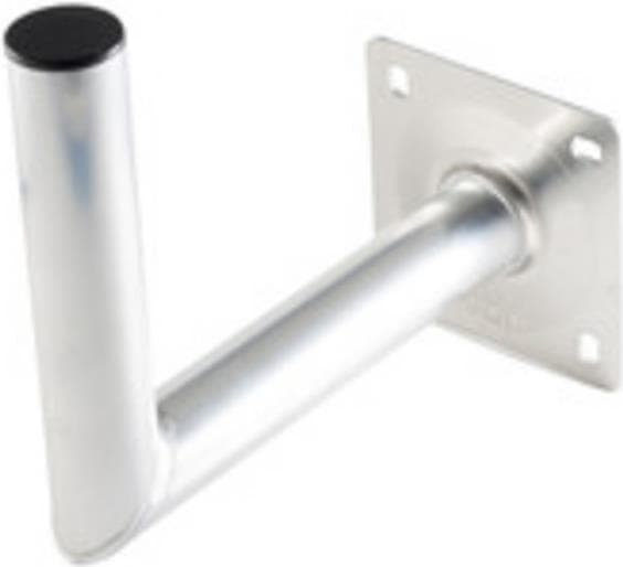 S/CONN maximal anslutning SAT-antenn väggfäste, ALU, 300 mm x 250 mm, rör 48 x 2,5 mm --- TÜV (89824-T)