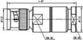 Miniatyrbillede 2 af 4: Telegärtner J01150A0121 koaksialstik BNC 50 Ohm 1 stk.