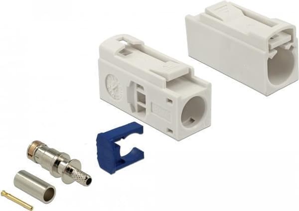 Delock FAKRA B fatning 25 mm (lang) til presning (89686)