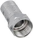 InLine - RF-koaksialstik - F-stik (M) (pakke med 10) (69910G)