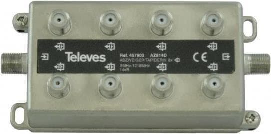 Fjernsyn AZ814D 8-vejs hane 5-1218 MHz AD:14dB 457903 (AZ814D)