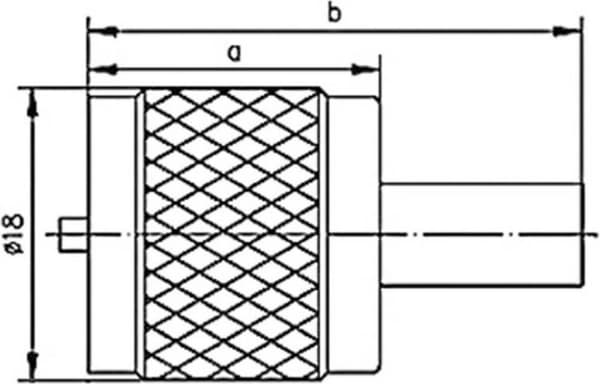 Telegärtner coax UHF kabelstik RG-213/U kabelgruppe: RG-213/U, til krympning, - 1 stk (J01040A0006)