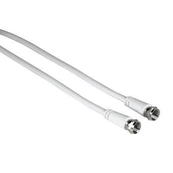 Hama 00011898 koaksialkabel 3 m FM Hvid